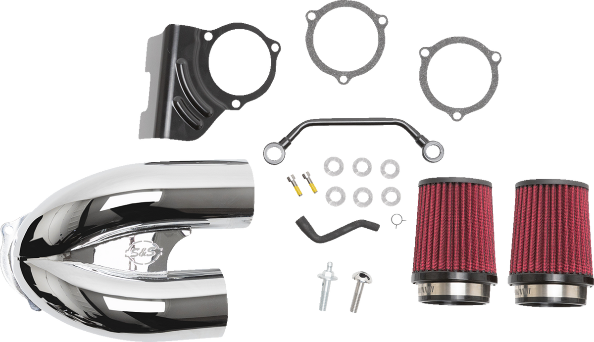 S&amp;S Cycle Tuned Induction Air Cleaner Kit - Chrome