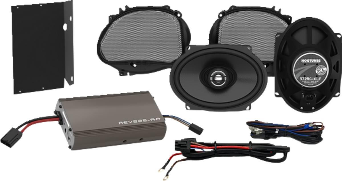 Hogtunes Speaker/Amplifier Kit - 225 W - Road Glide