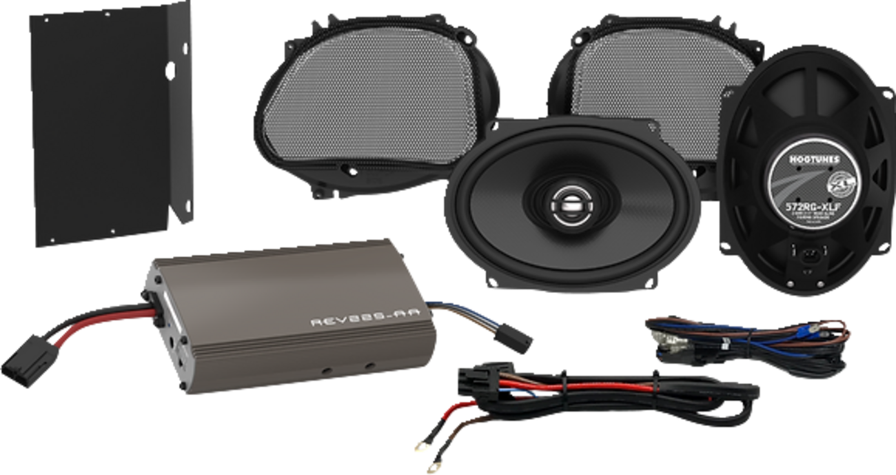 Hogtunes Speaker/Amplifier Kit - 225 W - Road Glide