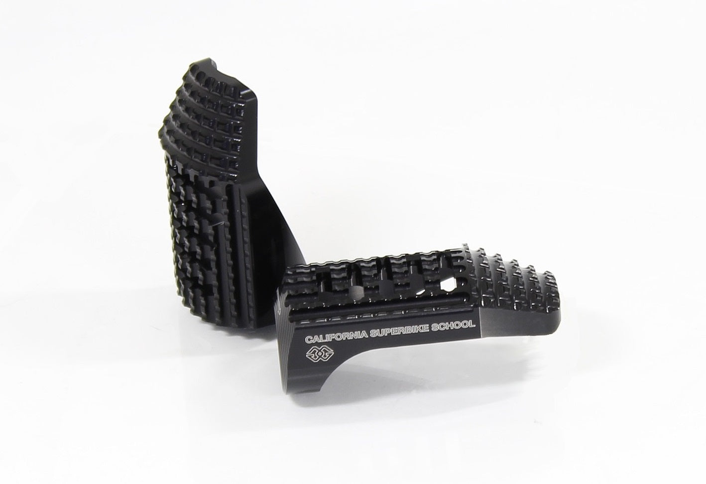 Gilles Tooling Replacement Footrests California, Driver, Black
