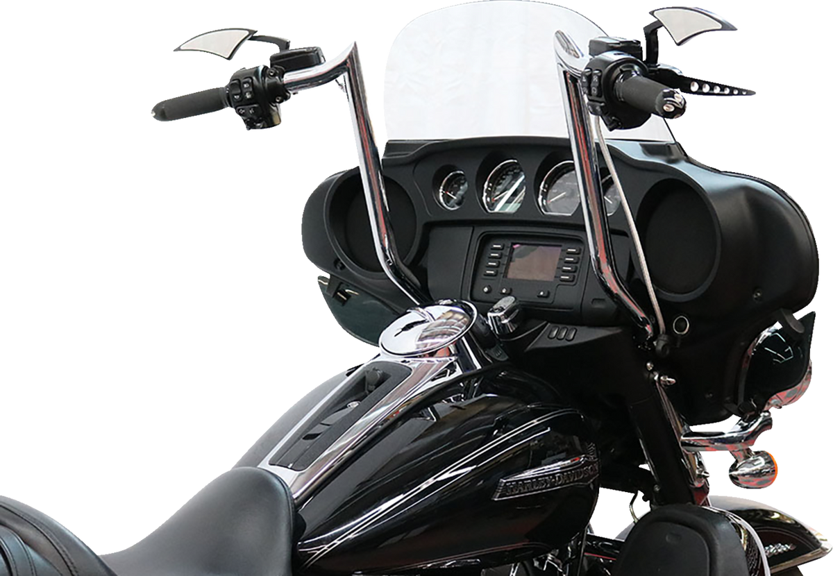 Paul Yaffe Bagger Nation Pre-Wired Handlebar - Monkey Bar - 16" - Chrome