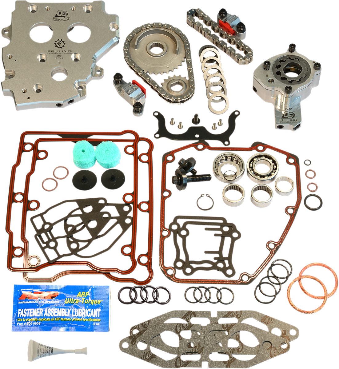 Feuling Parts Conversion Camplate Hydraulic Cam Chain Tensioner - Factory Style - Twin Cam With Cam Sensor