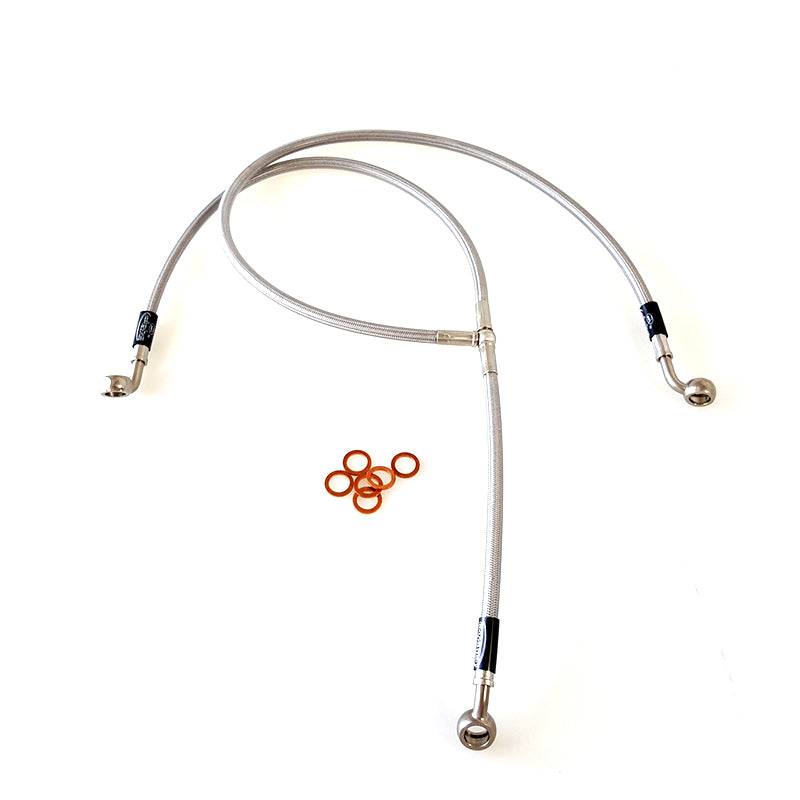 Racing front brake line set