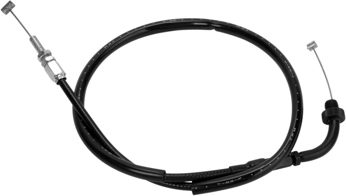 Motion Pro Black Vinyl Throttle Cable - Pull - '87-'96 CBR1000F Hurricane