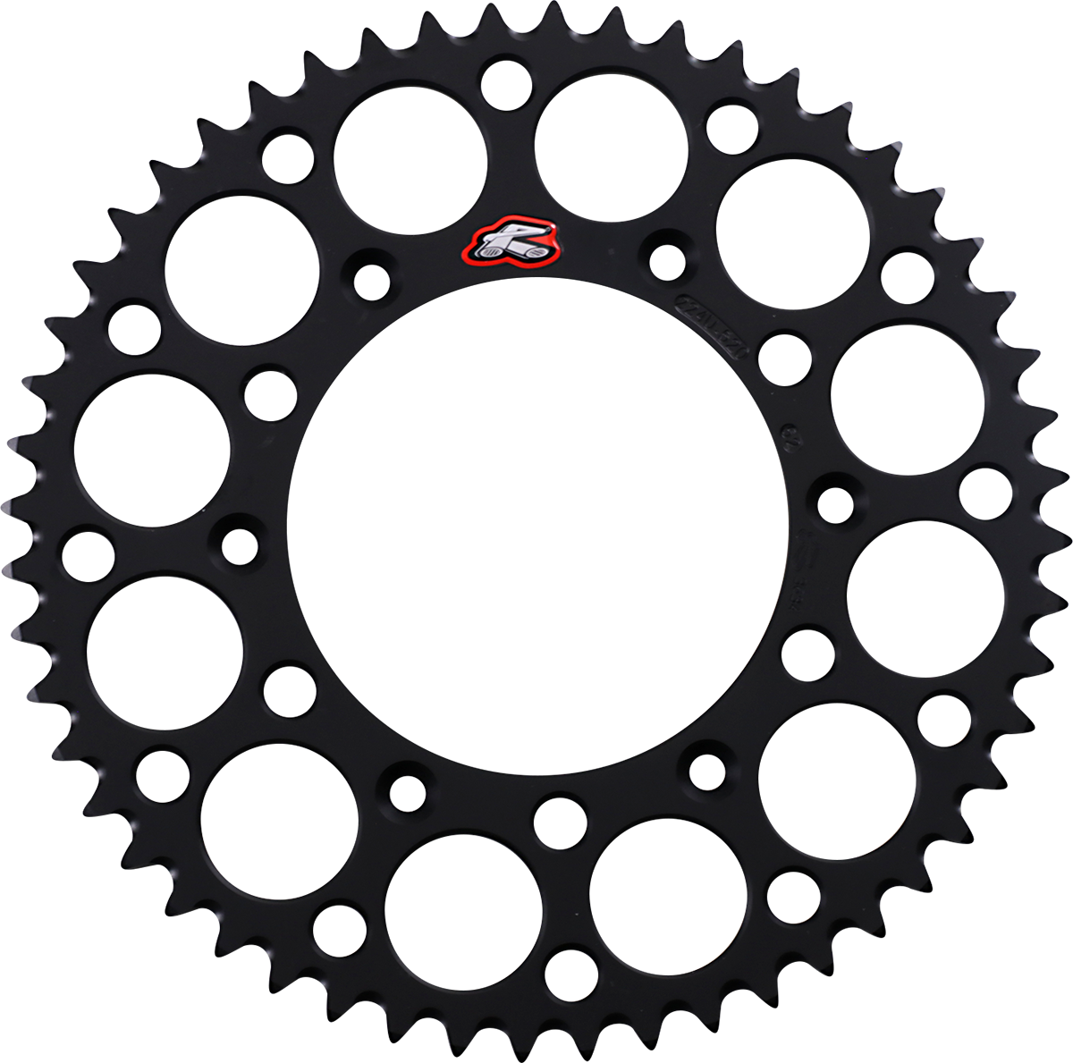 Renthal Rear Sprocket - Aluminum - 52 Tooth - Black