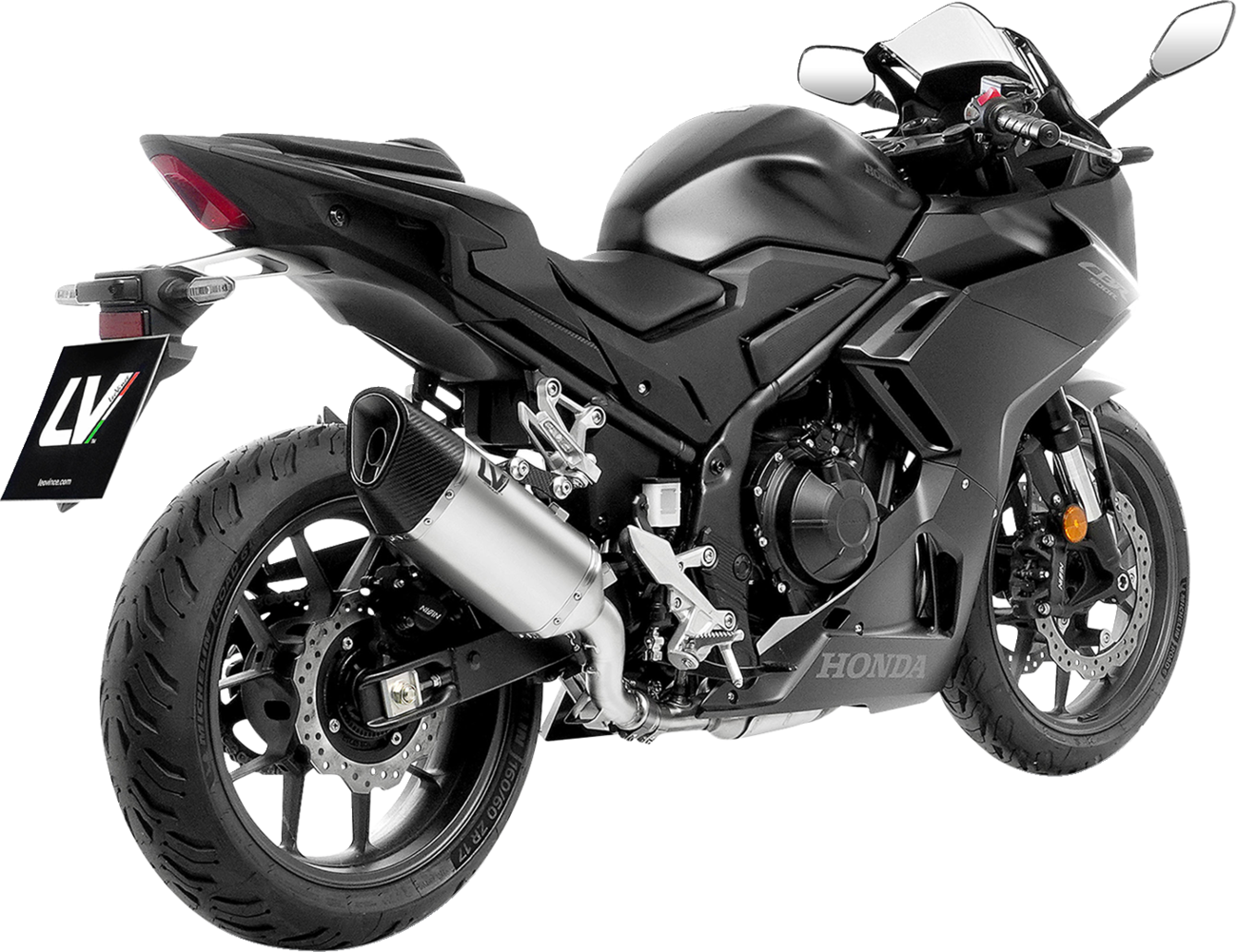 LeoVince LV-14 R Slip-On Muffler - Titanium - CB/CBR 500 F/R/X