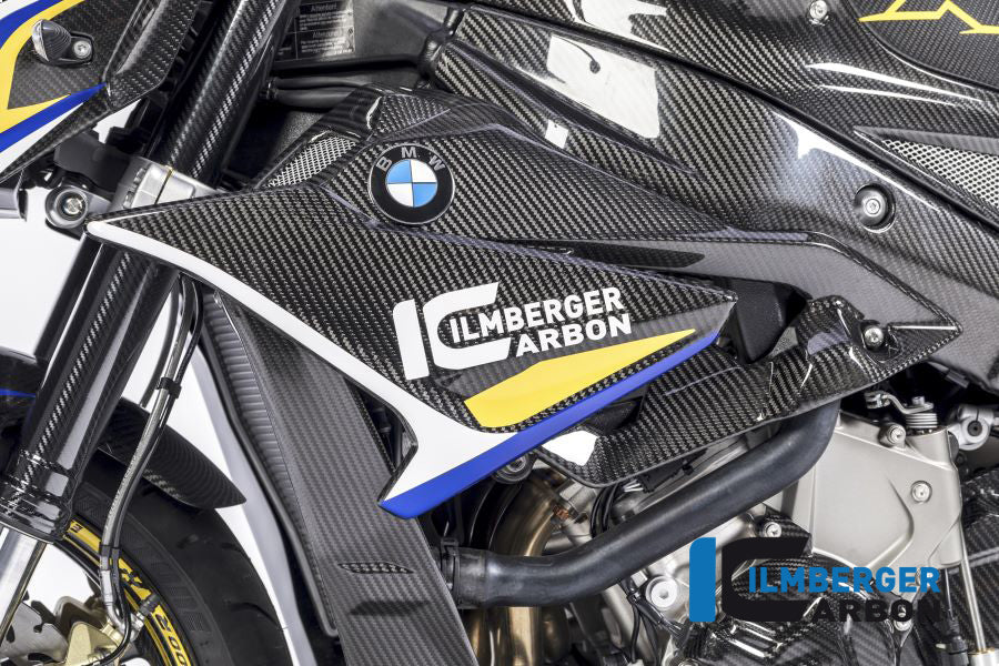 Ilmberger Carbon Radiator Cover / Badge Holder Left Side - BMW S 1000 R (Ab 2017)