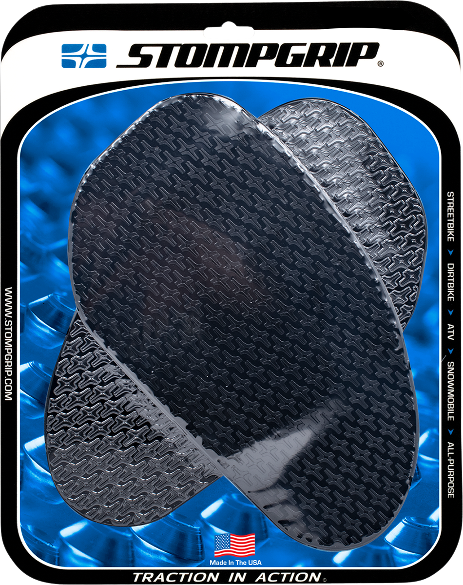 StompGrip Tank Grips - Icon - Large - Black - Universal