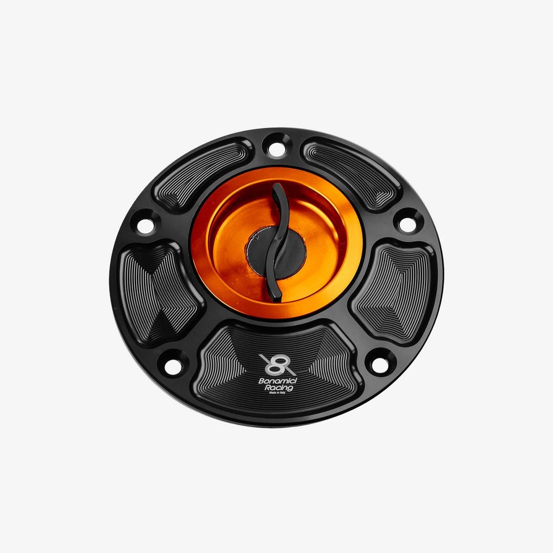 Bonamici Racing Tank Cap - Yamaha All Models - Orange