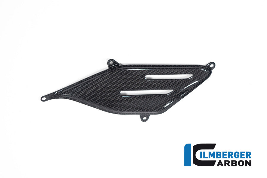 Ilmberger Carbon Panel On The Exhaust Cover On The Right Belly Pan Ducati Panigale V4 S From 2022 - Gloss / Plain