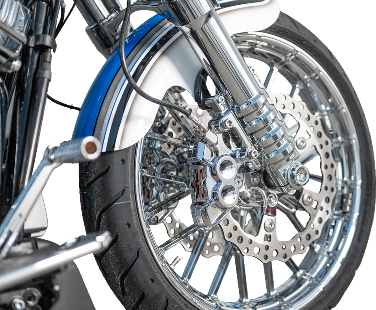 Arlen NESS Fork Legs - 49 MM - Chrome - For Factory Brake Caliper