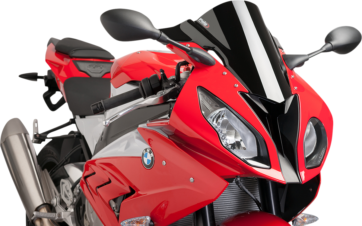 PUIG HI-Tech Parts Race Windscreen - 14-1/4" - Black - S1000RR
