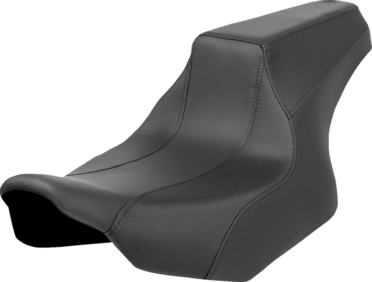 Saddlemen FXR Division Signature Series Seat - Black W/ Perforated Inserts - FLH/FLT '23-'24