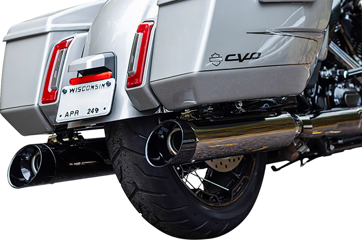 S&S Cycle 4-1/2" MK45 Performance Slip-On Mufflers - Lava Chrome - 50-State