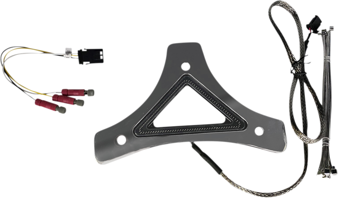 Custom Dynamics LED Backrest Light - Run/Brake - Chrome