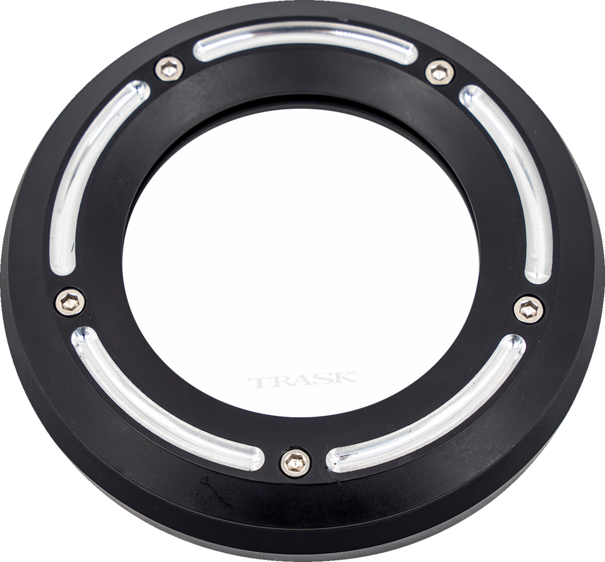 Trask Assault Derby Cover With Window - Reverse Cut - Softail