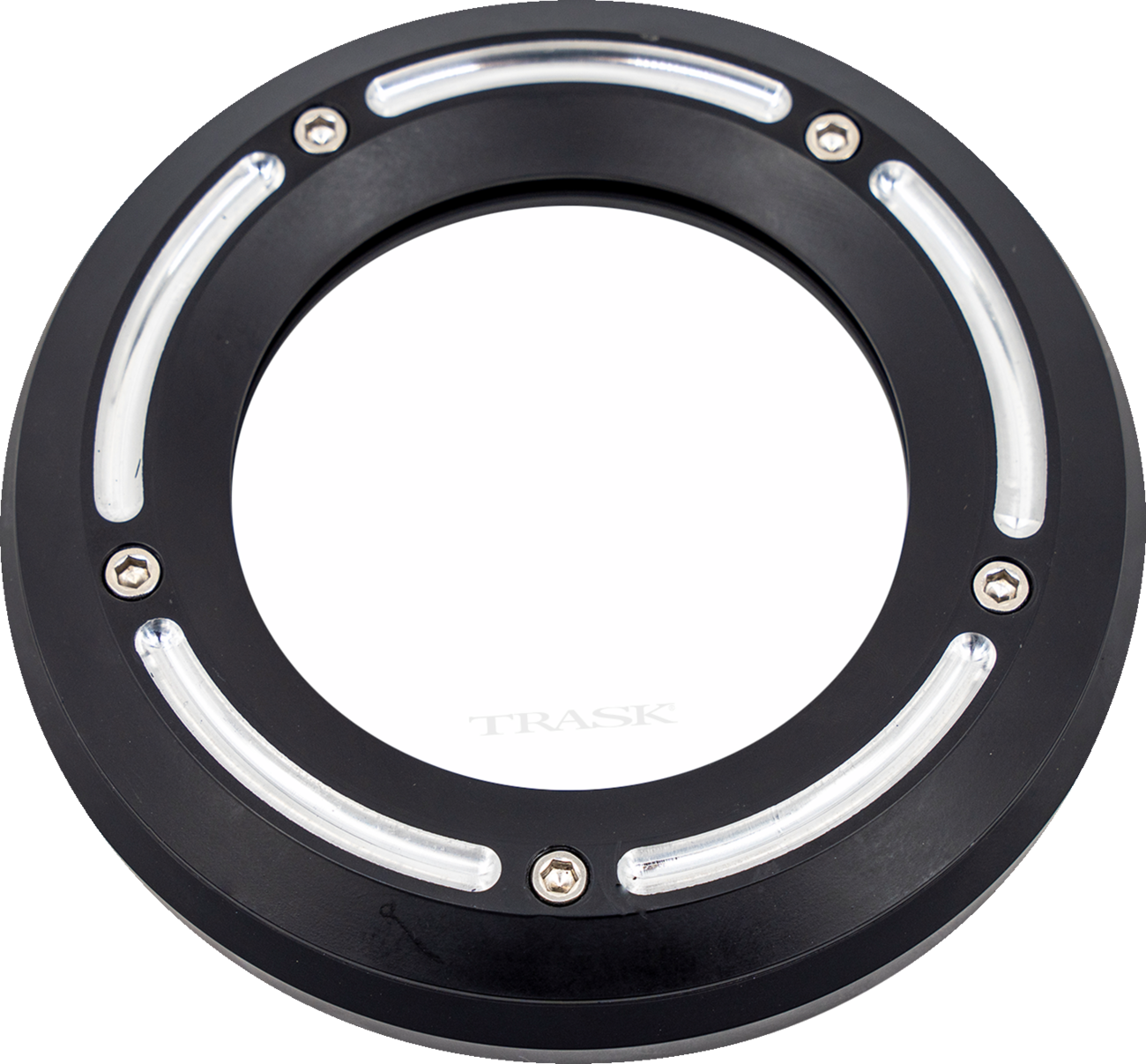Trask Assault Derby Cover With Window - Reverse Cut - Softail