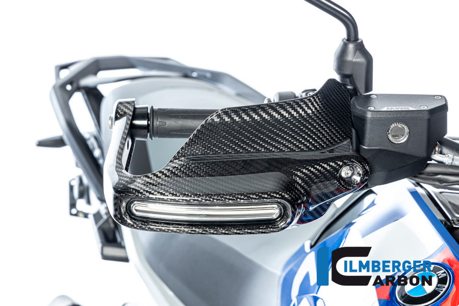 Ilmberger Carbon Handguard For Turn Signals Right BMW R 1300 GS - Gloss / Twill