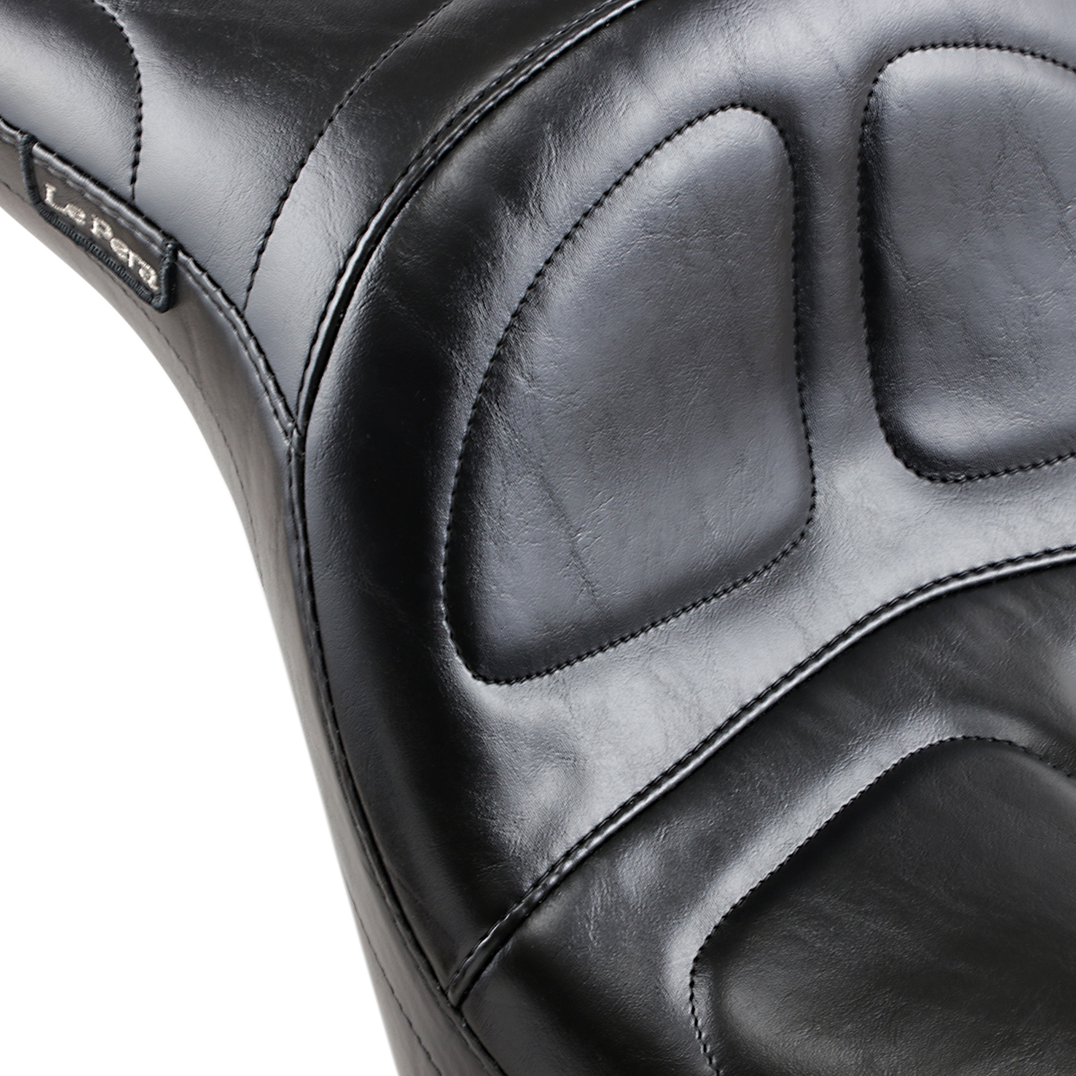 Le Pera Maverick Daddy Long Legs Seat - Black - Stitched - FL/FX '06-'17