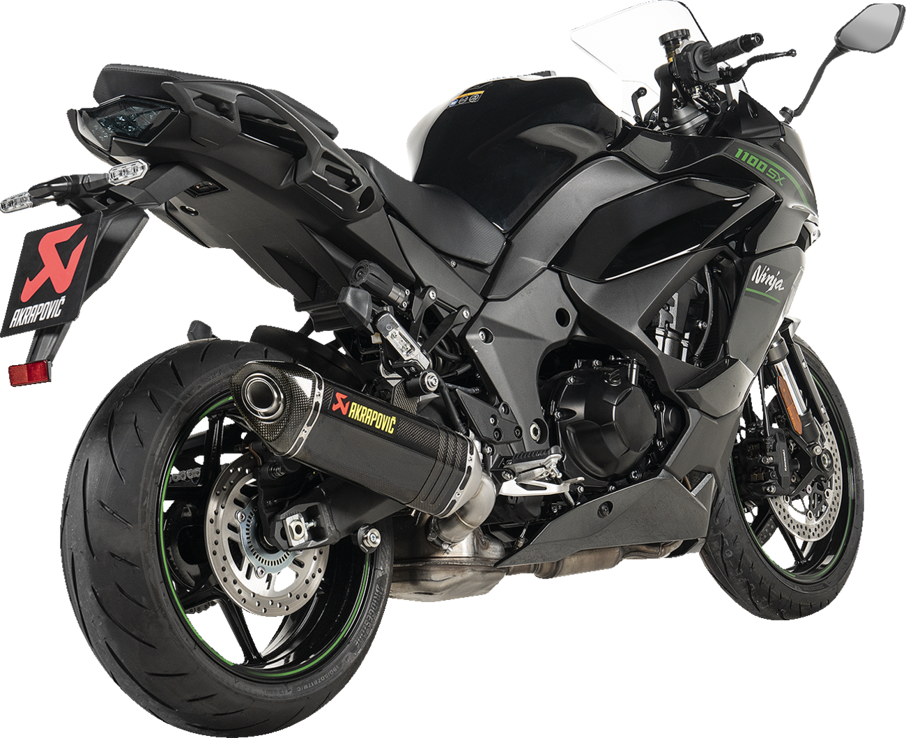 Akrapovic Slip-On Line Muffler - Carbon Fiber - Kawasaki Ninja 1000 SX & Ninja 1100 SX