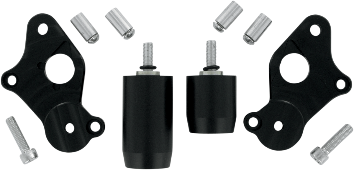 PSR Frame Sliders - Black - Suzuki - GS '06-'07