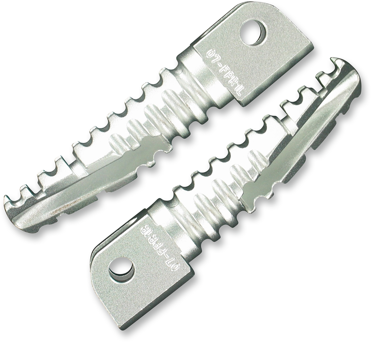 PSR Foot Pegs - Silver - Yamaha '89-'25