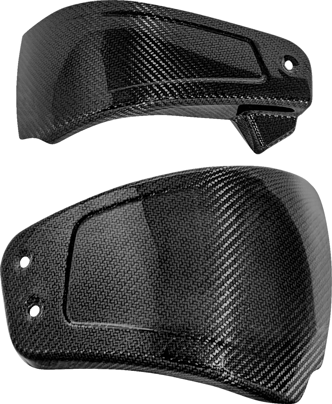 Saddlemen Side Cover - Carbon Fiber/Gloss