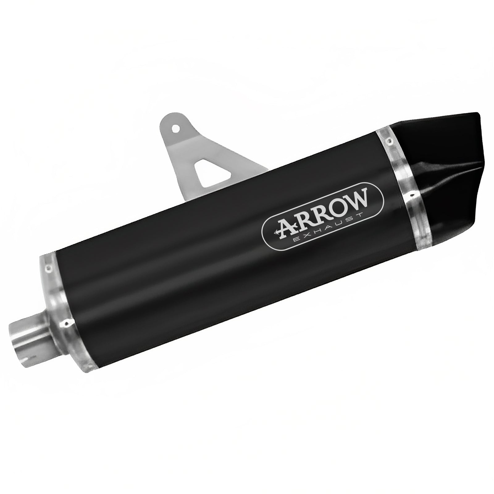 Arrow 72621AKN Maxi Race-Tech Aluminium Dark Slip On With Carbon End Cap