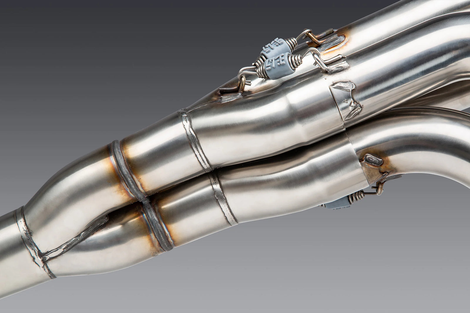 Yoshimura GSX-R1000 05+ / ZX-10R 07+ Oval Track Mod Lites Stainless Full Exhaust, W/ Stainless Muffler