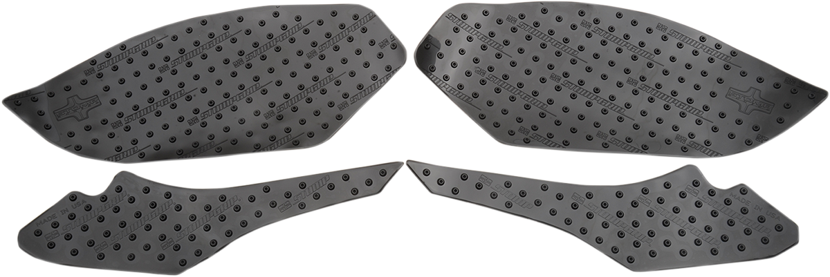 StompGrip Tank Grips - Volcano - Black - BMW - S/Hp '14-'20