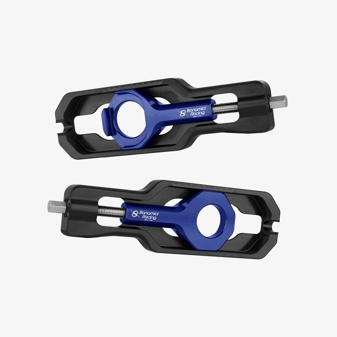 Bonamici Racing Chain Adjuster - Suzuki GSX-R 1000 - BLUE