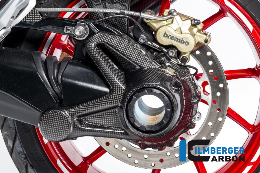 Ilmberger Carbon Cardan Housing Cover (Mounting Without Rear Splash Guard) Carbon For The Water-Cooled BMW R 1200