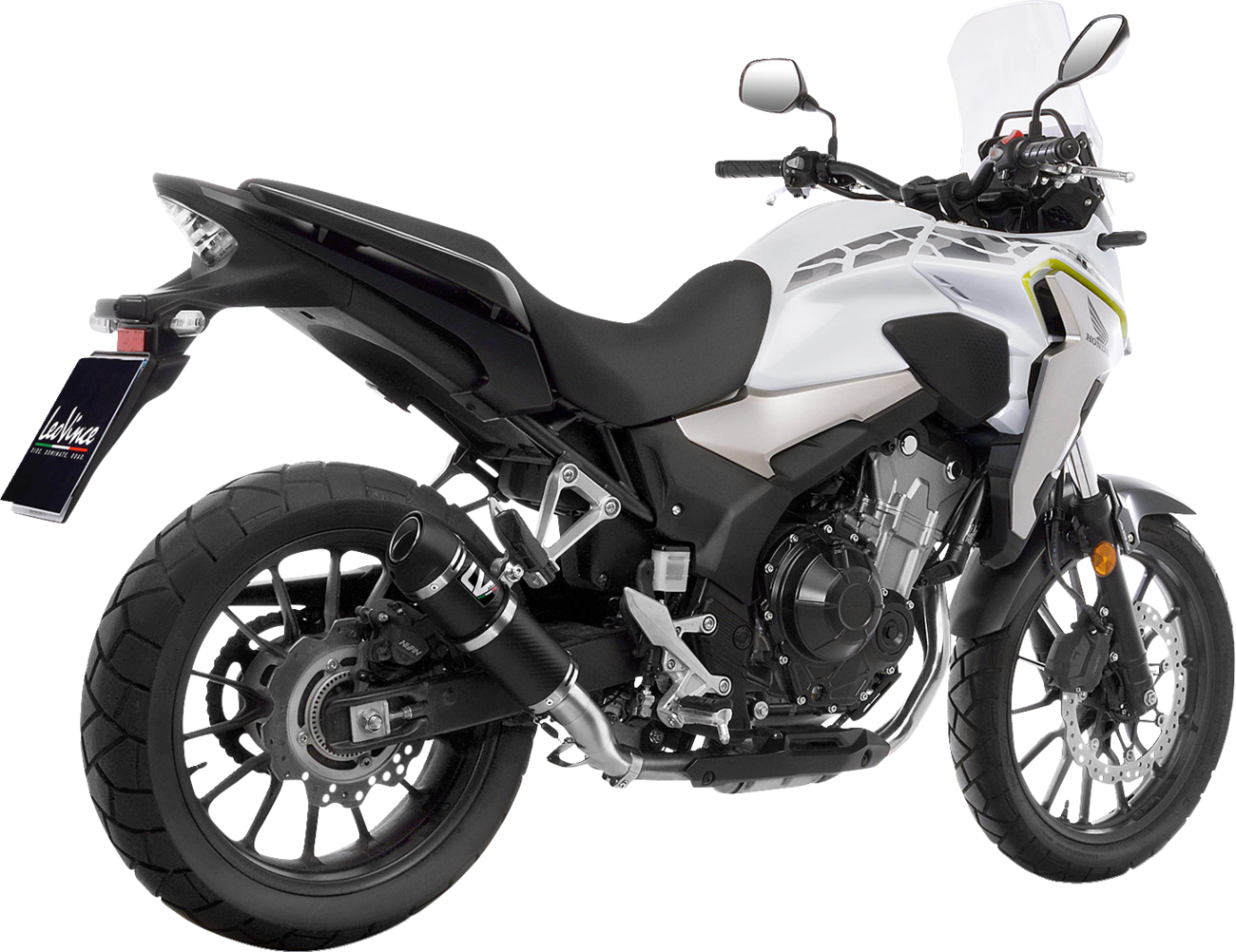 LeoVince GP Corsa Evo Slip-On Muffler - Carbon Fiber - CB/CBR 500 F/R/X