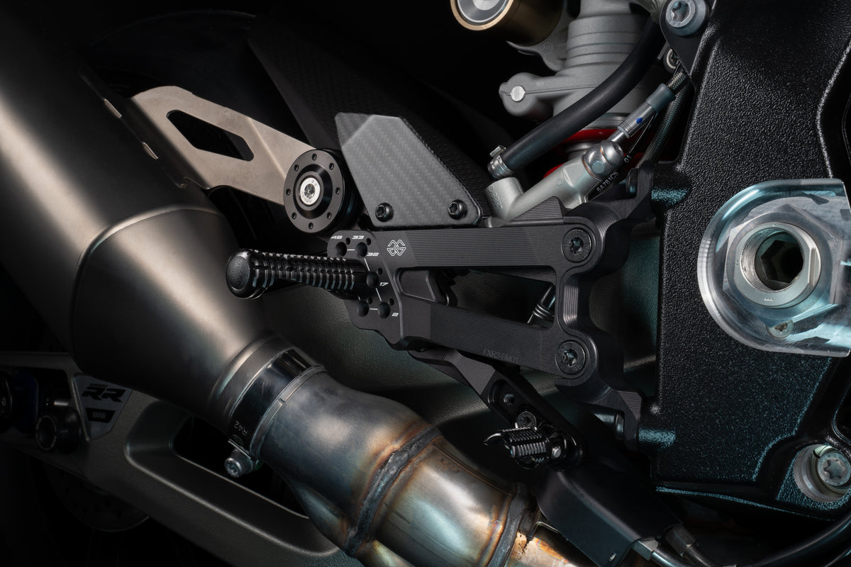 Gilles Tooling Footrest System FXR Black Matt