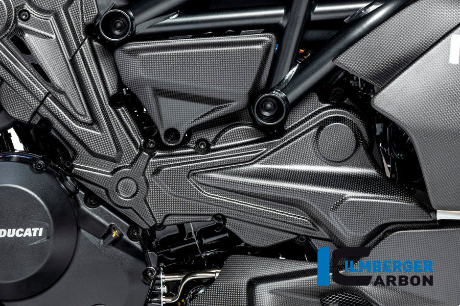Ilmberger Carbon Cambelt Cover Horizontal Cylinder Ducati Diavel 1260