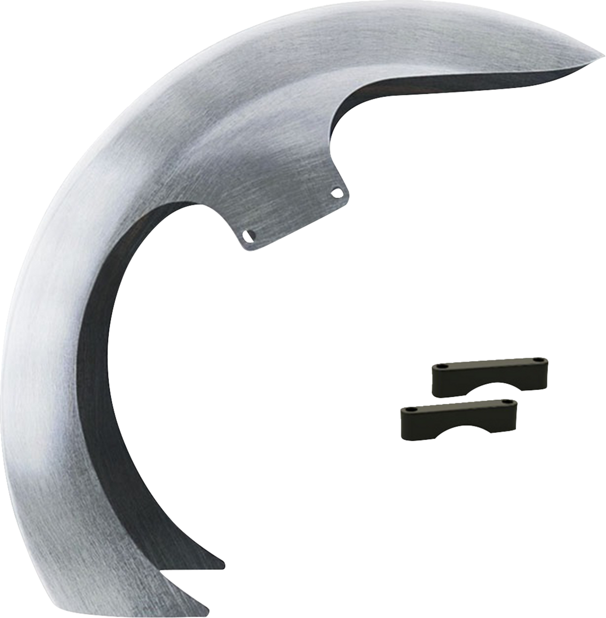 Paul Yaffe Bagger Nation DEI Front Fender - 26" Wheel - With Black Adapters