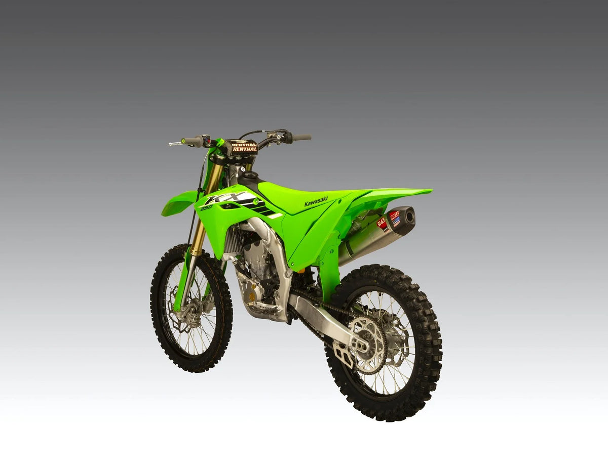 Yoshimura KX250/X 25-26 RS-12 Stainless Full Exhaust, W/ Stainless Muffler