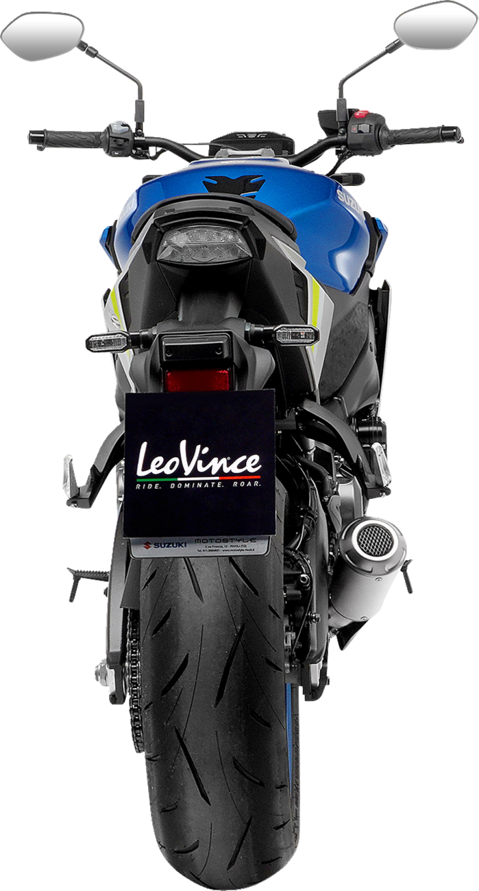 LeoVince LV-10 Slip-On Muffler - Stainless Steel