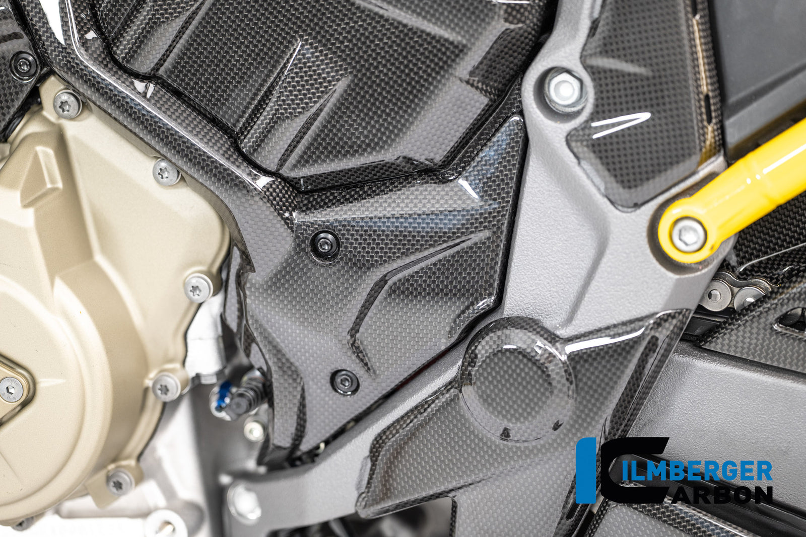 Ilmberger Carbon Sprocket Cover Carbon Glossy Ducati Multistrada V4 2025