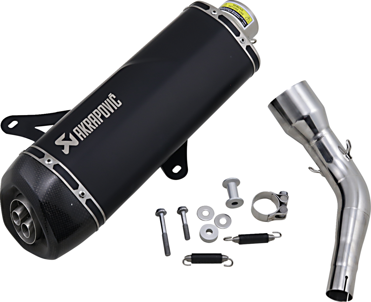 Akrapovic Muffler - Black - Stainless Steel - GTS/GTV
