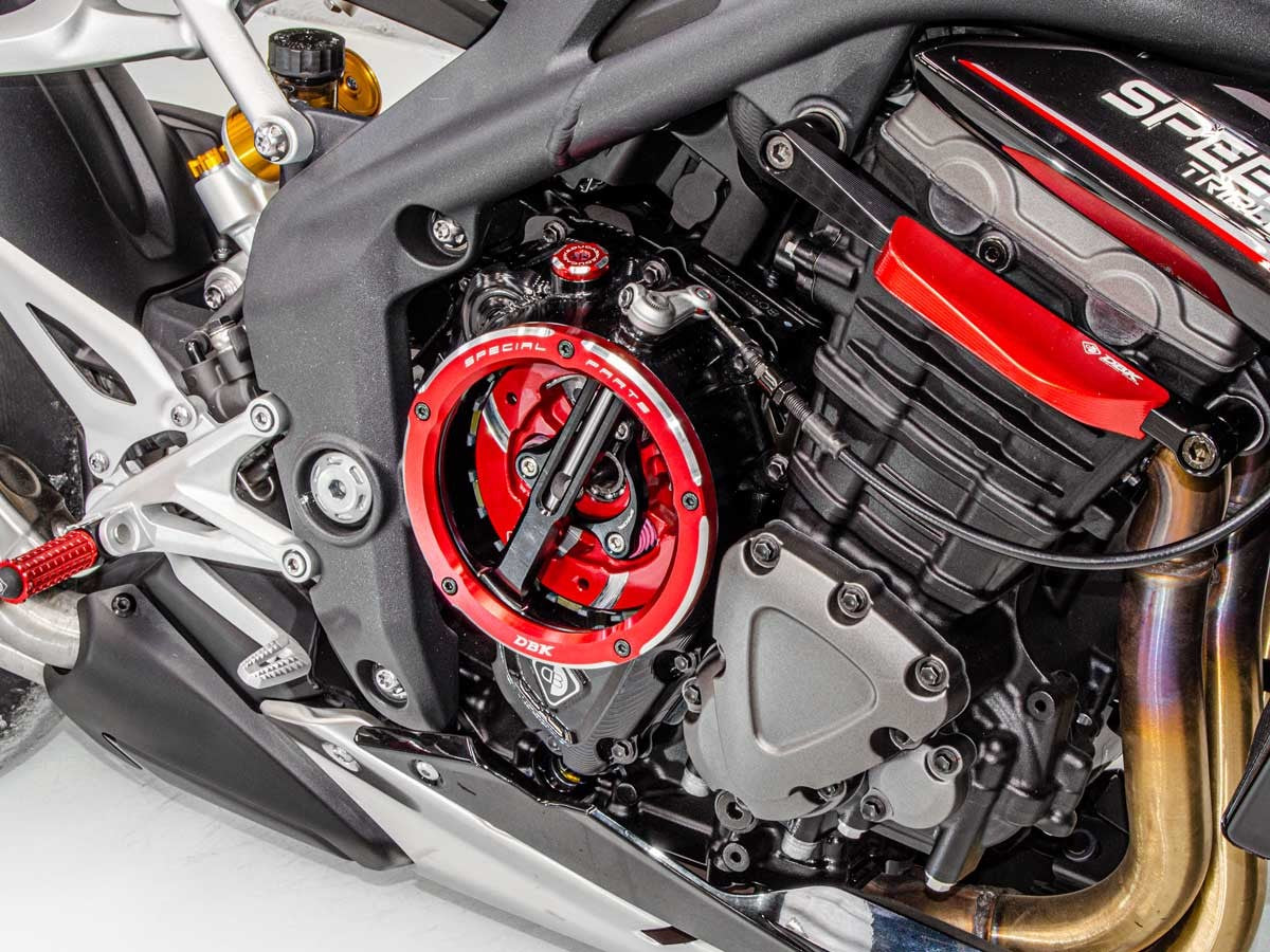 CCDV16 - TRIUMPH CLEAR CLUTCH COVER OIL BATH 3D-EVO