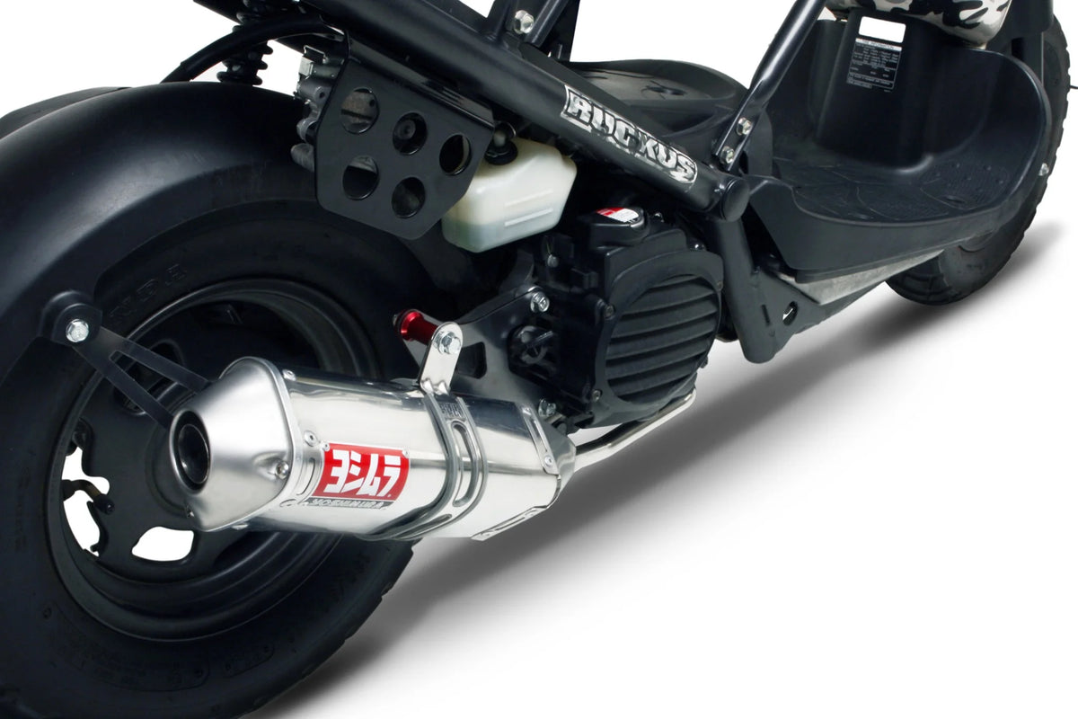 Yoshimura RUCKUS/ZOOMER 03-25 Race TRC Stainless Full Exhaust, W/ Stainless Muffler