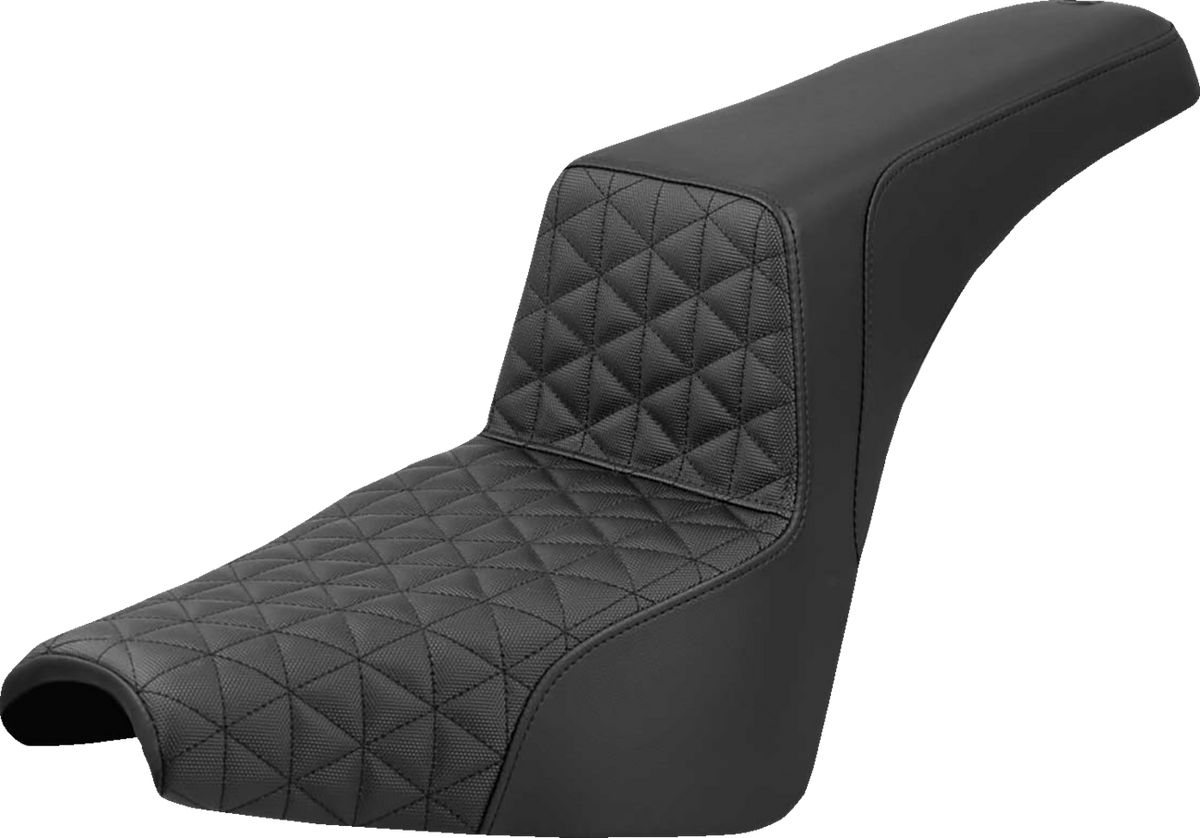 Saddlemen Step-Up Seat - Tri-Gripper - Black - FXBB/FXST '18-'25