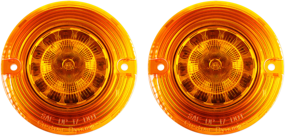 Custom Dynamics Flat Signal Insert - 1157 - Amber