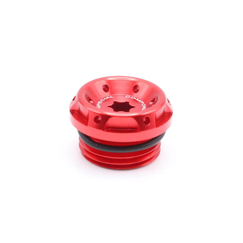 TWM CNC Aluminum Pre-Drilled Oil Filler Cap For BMW S1000RR M1000RR - Red