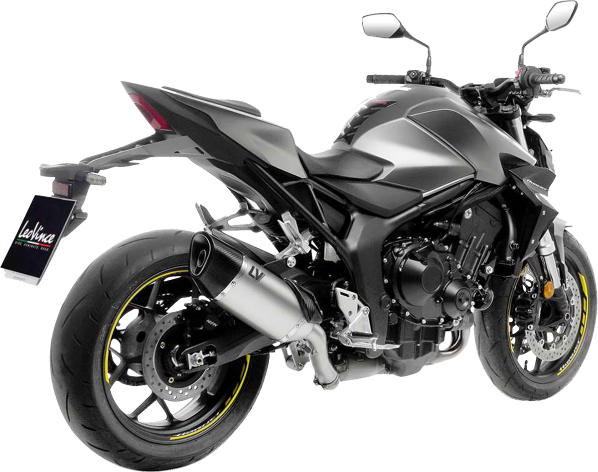 LeoVince LV-14 R Slip-On Muffler - Titanium - Honda CB 1000 Hornet