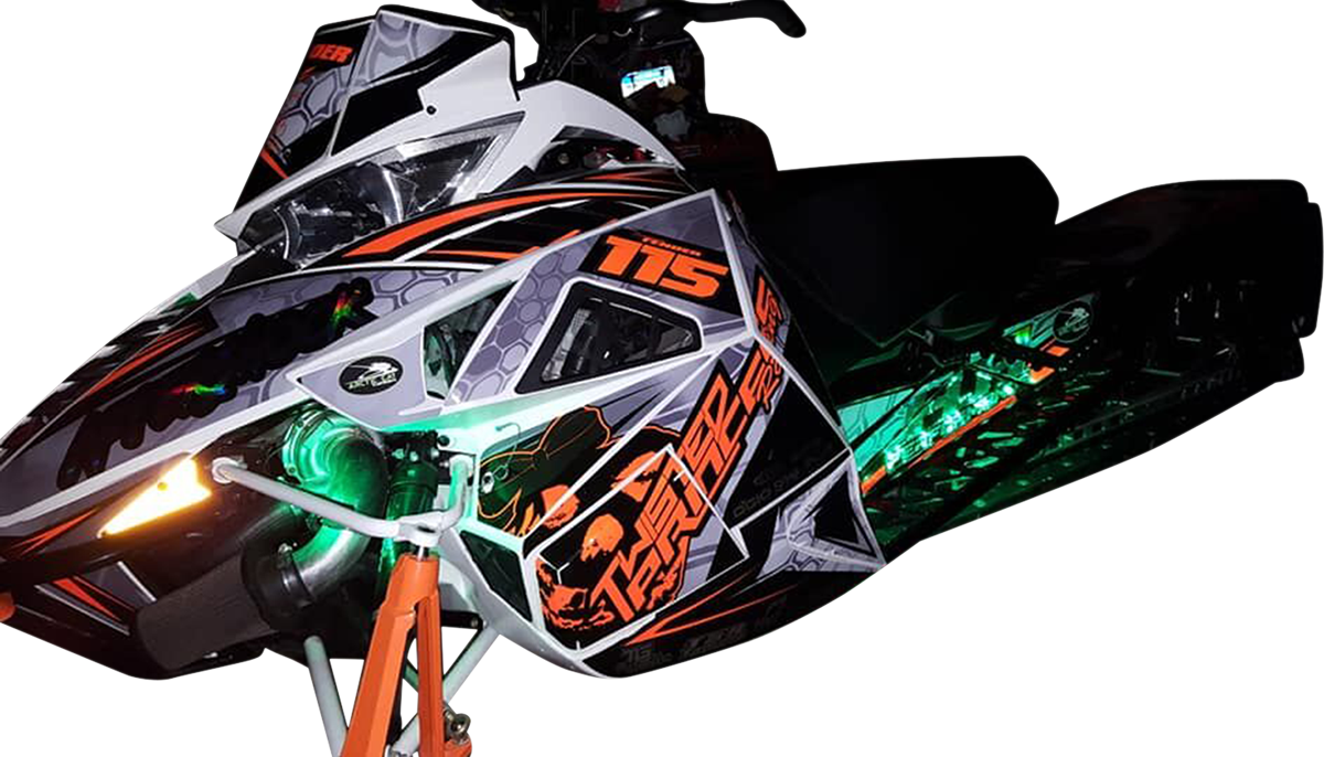 Custom Dynamics Snowmobile LED Running Board Kit