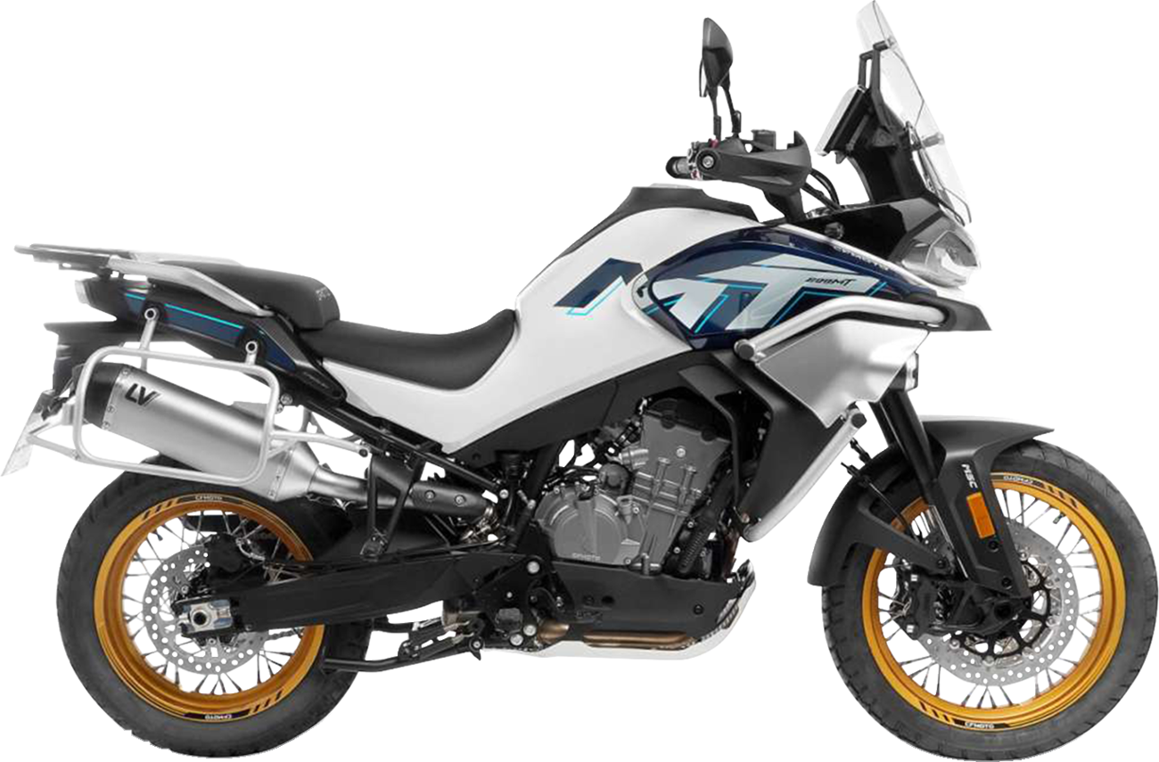 LeoVince LV-14 Slip-On Muffler - Stainless Steel - KTM/CF MOTO 790/800/890/901
