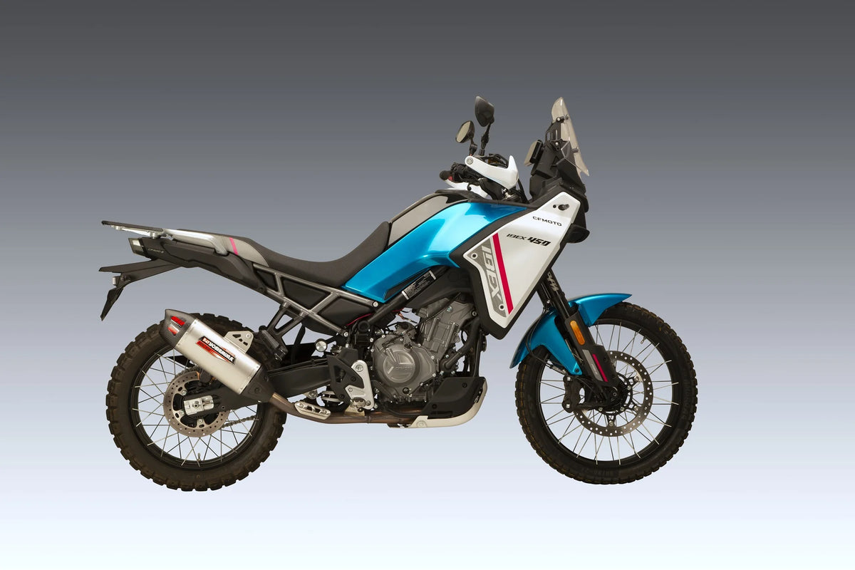 Yoshimura IBEX / MT 450 25-26 RS-12 ADV Stainless Slip-On Exhaust W/ Stainless Muffler