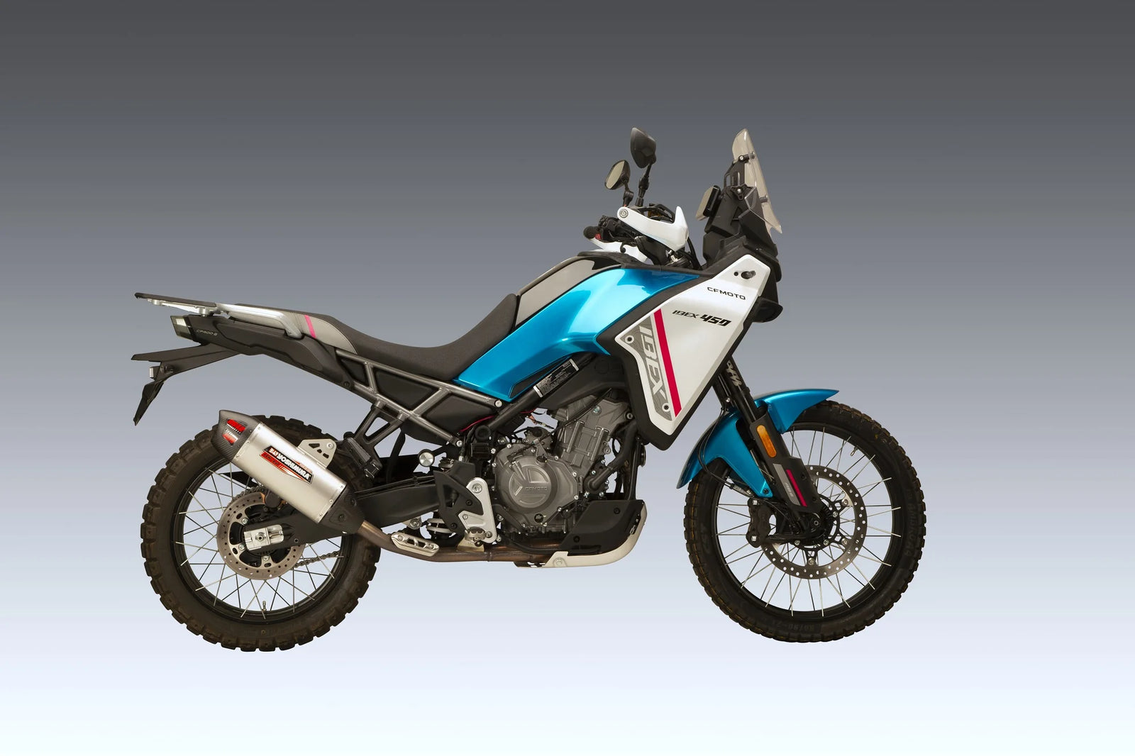 Yoshimura IBEX / MT 450 25-26 RS-12 ADV Stainless Slip-On Exhaust W/ Stainless Muffler